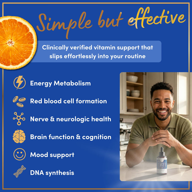 Vegan Vitamin B12 Liquid - Max Strength Methylcobalamin B12 Sublingual 5000 mcg - Fast Absorbing Supplement for Mood, Memory and Energy Support - Non-GMO, Gluten-Free, Citrus Flavor B 12 Drops, 2oz 2 Fl Oz (Pack of 1)