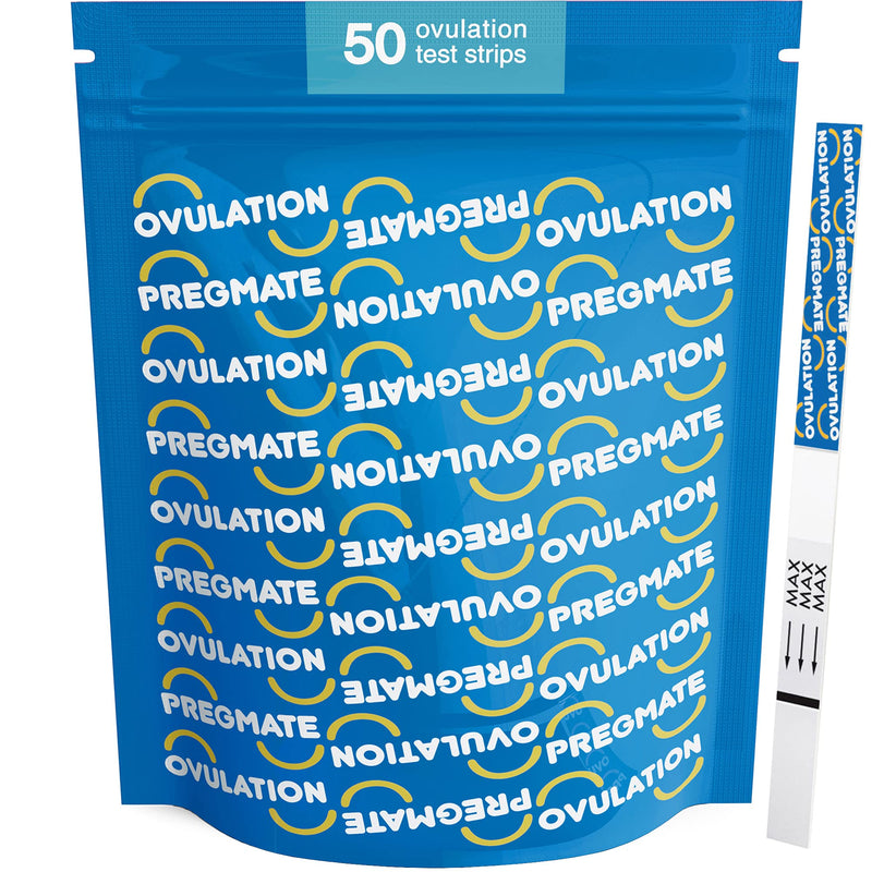 Pregmate 50 Ovulation Test Strips with Numerical LH Result Quantitative Predictor Kit (50 Count) - BeesActive Australia