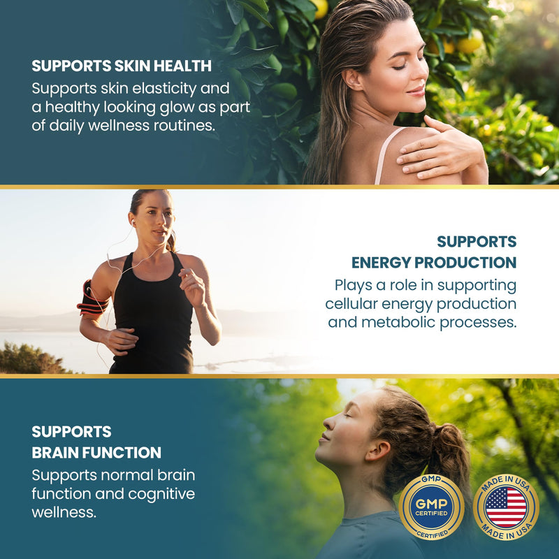 Vykee Nutrition Niacinamide Capsules - Vitamin B3 Supplement 500 mg | For Skin Wellness Cellular Energy and Metabolic Support - Vegan, Non-GMO Gluten Free, 120 Count