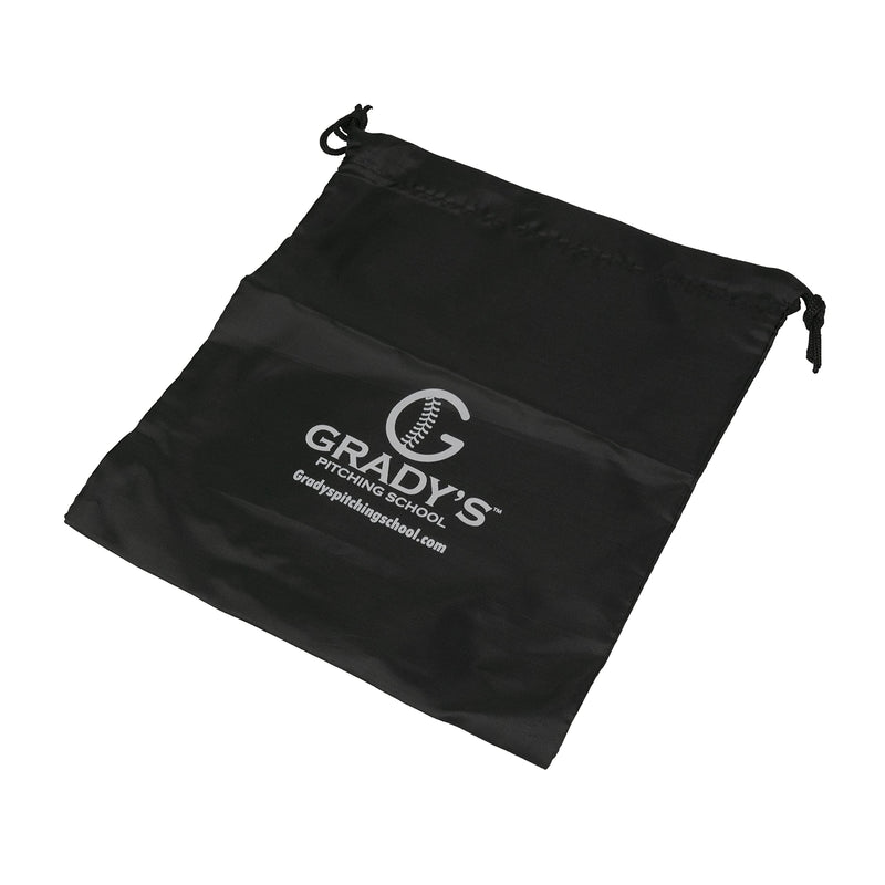Gradys Pitching School Pitching Training Bands with 2 Color-Coded Resistance Levels for Warm-Up and Arm Strength - Resistance Bands for Pitchers for Throwing Velocity, Accuracy, Power, and Flexibility Black