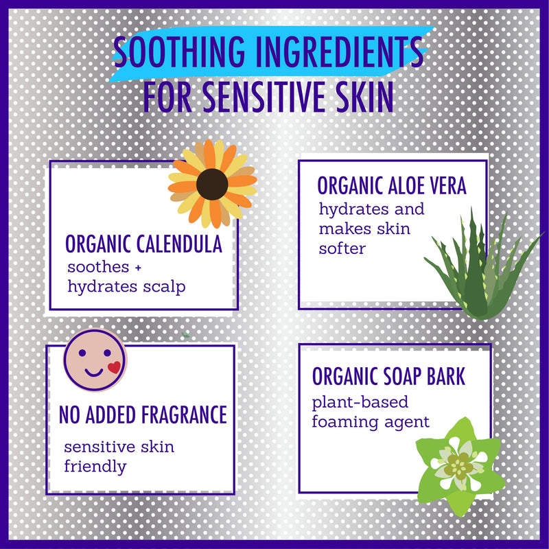 California Kids Super Sensitive Unscented Shampoo and Bodywash | 100% Plant-Based | Gentle Skincare for Kids | Fragrance Free Shampoo for Kids | Hypoallergenic Bodywash | 251 mL / 8.5 fl. oz. 8.5 Fl Oz (Pack of 1) - BeesActive Australia