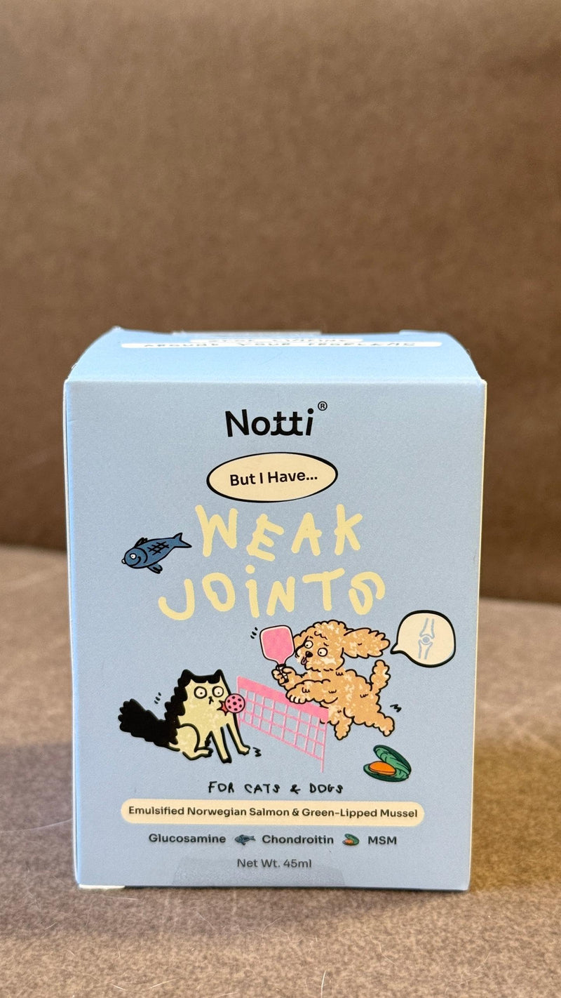 Notti Hip & Joint Supplement for Dogs & Cats – Glucosamine, Chondroitin, MSM, Green Lipped Mussel, Norwegian Salmon Oil (Omega-3 EPA DHA), Collagen & Hyaluronic Acid – Mobility, Cartilage & Joint