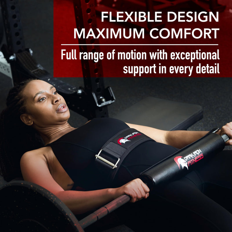 Dark Iron Fitness Self-Locking Weight Lifting Belt for Powerlifting, Squats, Premium Gym Core & Back Support, Weightlifting Training Equipment Large