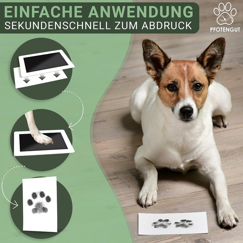 PFOTENGUT® XXL paw print set including 3 stamp pads and 6 print cards - high-quality paw print set for dogs and cats - dog paw print as a gift and souvenir - BeesActive Australia