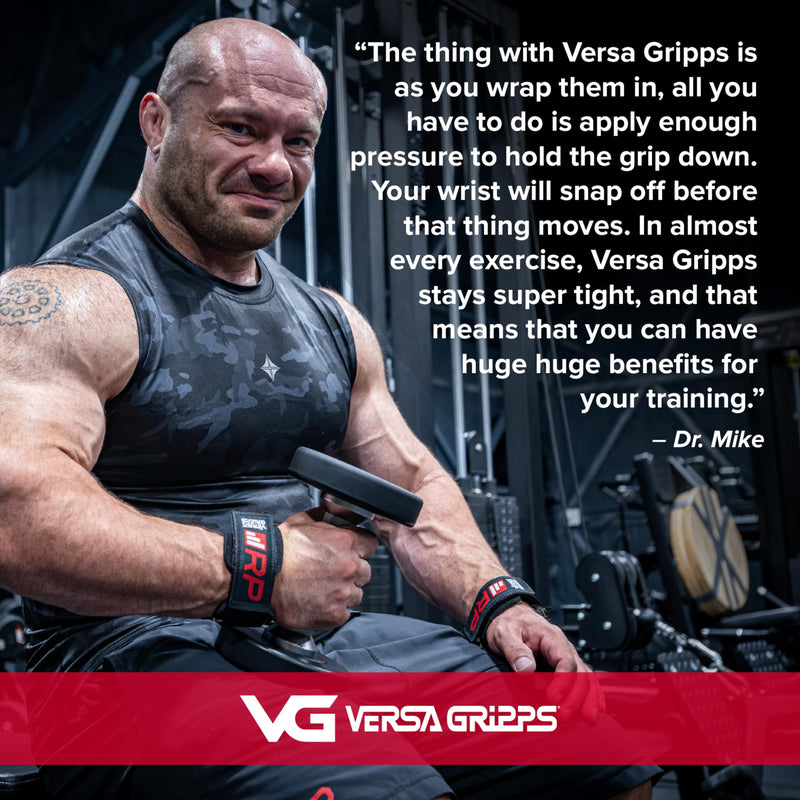 Versa Gripps® Classic, Made in The USA, Wrist Straps for Weightlifting Alternative, The Best Training Accessory Pink Label Med/Large: 7-1/8 to 8 inch wrist - BeesActive Australia
