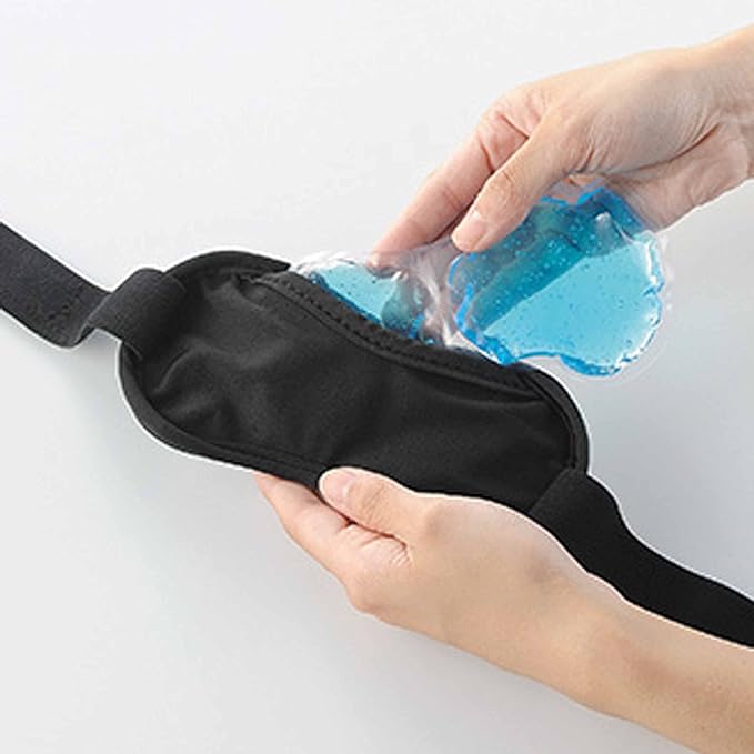 Meigan 8885-01 Nagoya Eyeglasses Eye Mask, Warm, Cold Meo Ice (Hot & Ice, Value Gel Pack x 2 Set) - BeesActive Australia