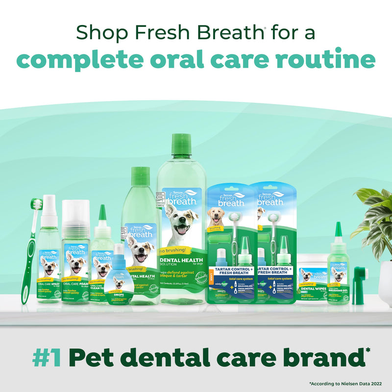 TropiClean Fresh Breath Foam for Dogs & Cats | Cat & Dog Dental Foam| Dog Breath Freshener Foam| Oral Care for Dogs & Cats | Made in The USA | 4.5 oz﻿ - BeesActive Australia