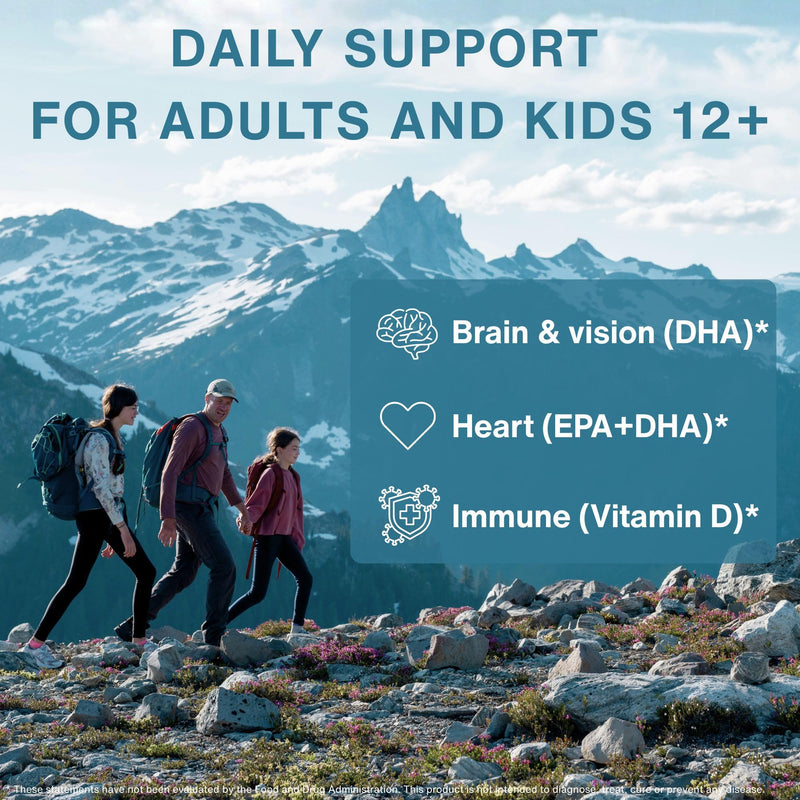 Igennus Ultra Pure Omega-3 rTG, IFOS Certified Wild Fish Oil & Vitamin D3 | Complete 1-a-Day Omega-3 & D3, 660mg EPA & DHA Plus 1000 IU D3, Fast-Acting Triglyceride Form, Non-GMO, 180 Softgels 180 Count (Pack of 1)