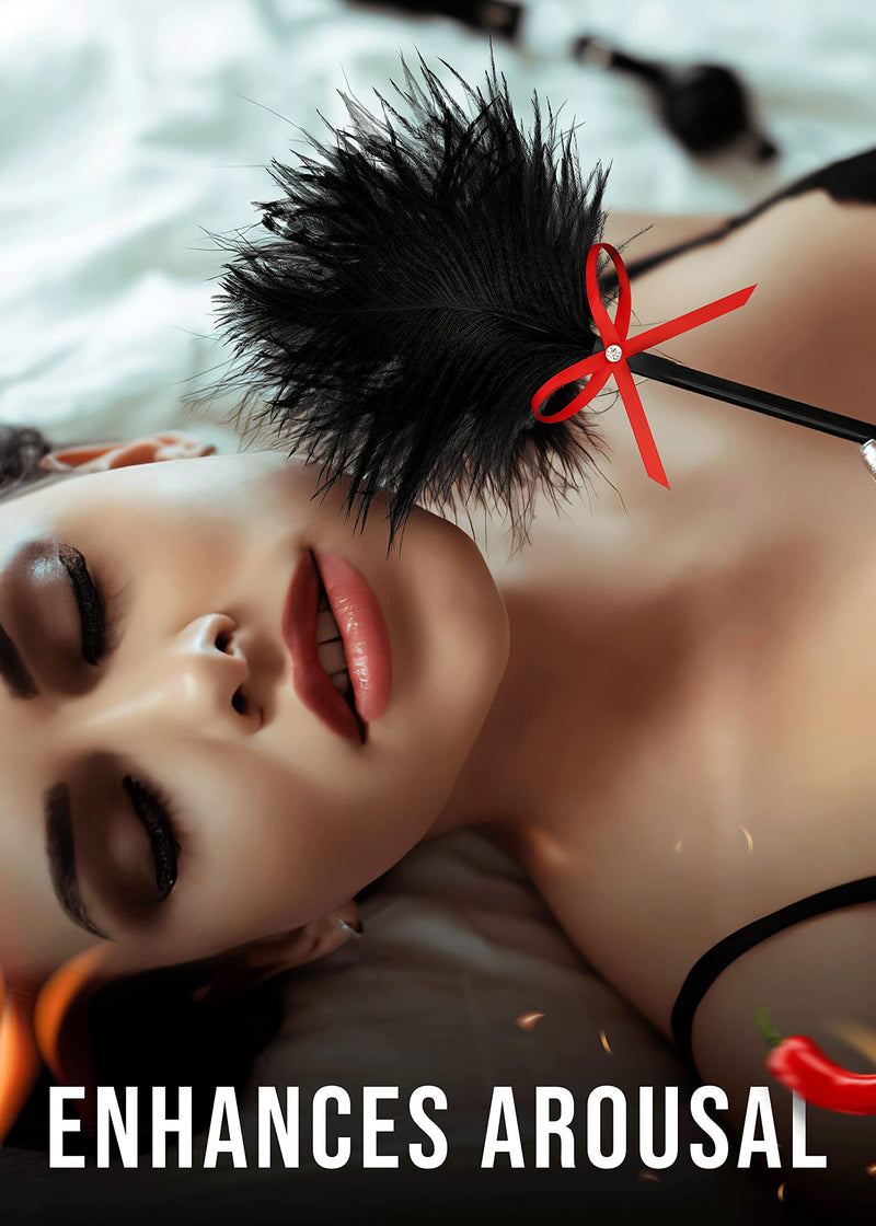 Whip Spanking Flogger Sex Play Sex Feather Tickler Teaser Feather Tickler for People Flogger Spanking Sex Fetish Sex Toys - BeesActive Australia