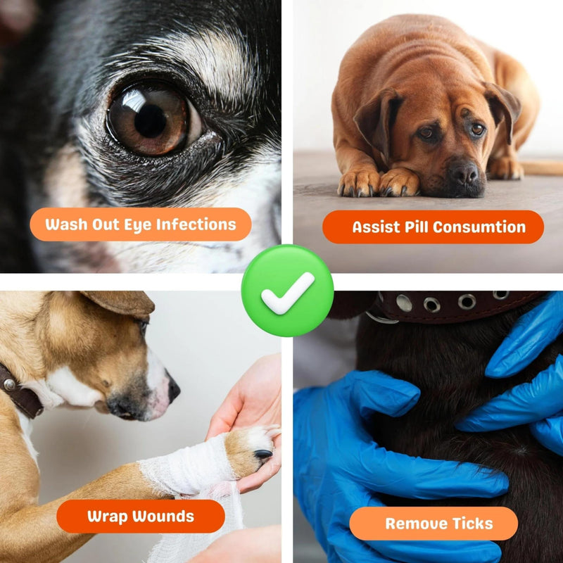 TheDogTagCo Dog First Aid Kit, Over 40 Health Supplies, Compact and Portable, Prepared for Any Pet Emergency - BeesActive Australia