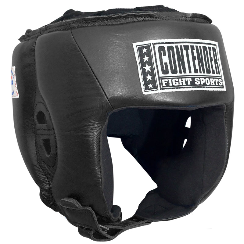 Contender Fight Sports Competition Boxing Headgear without Cheeks Large Red - BeesActive Australia