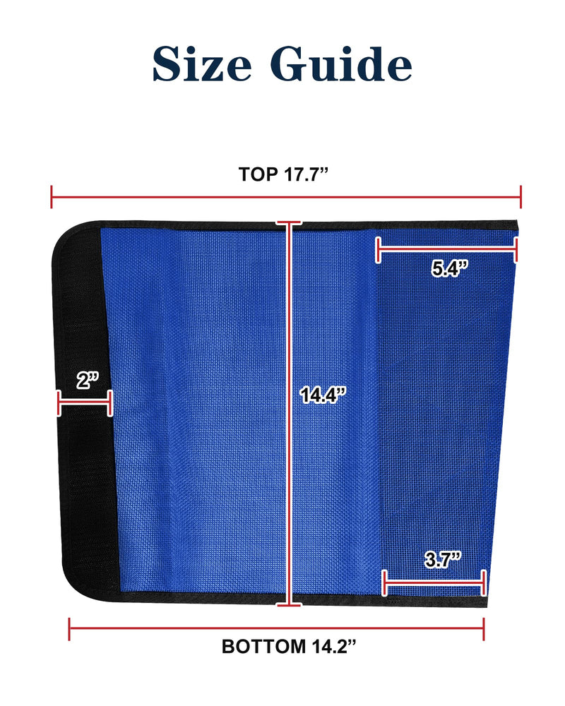 Fly Boots for Horses Set of 4 Legs Universal Size Breathable PVC Equine Fly Boots Horse leggings - Reduce Stomping & Hoof Damage and Protect Pony & Donkey (Blue) Blue - BeesActive Australia
