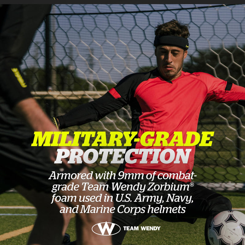 Storelli ExoShield Head Guard, Military-Grade Head Protection, Foam Padding Headband, Official Headgear of US Club Soccer Slim - Size 5