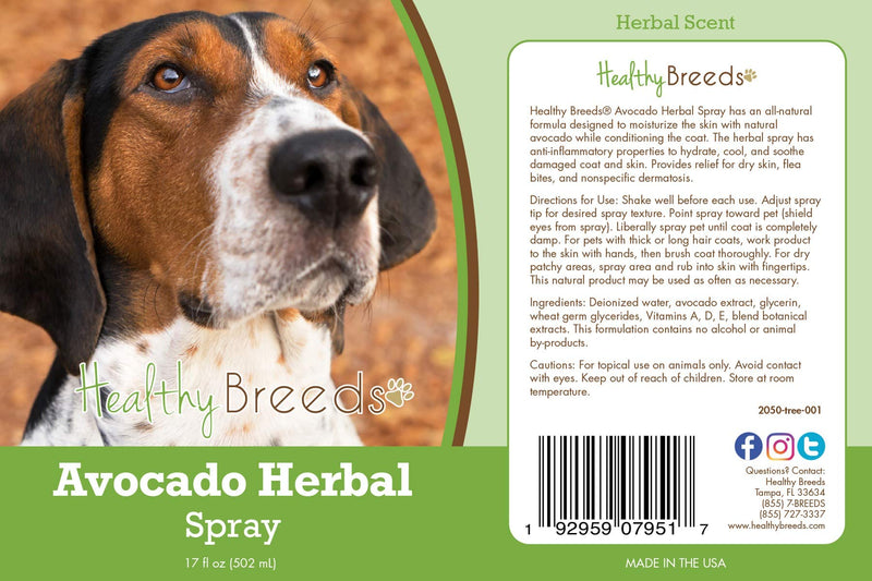 Healthy Breeds Treeing Walker Coonhound Avocado Herbal Spray 17 oz