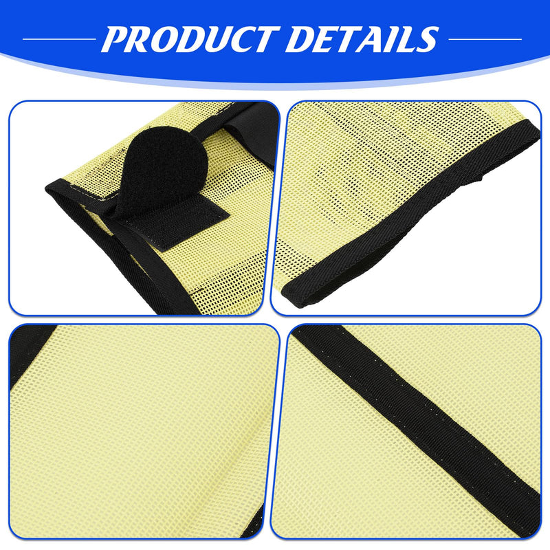 8 Pcs Mesh Fly Boots for Horse Breathable Mesh Horse Boots Protective Horse Leg Wraps Horse Leggings for Preventing Flies and Mosquitoes Bites (Yellow, Light Yellow) Yellow, Light Yellow - BeesActive Australia