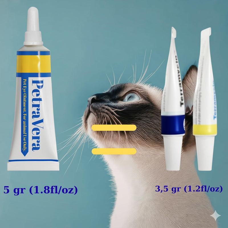 PetraVera Pet Eye Care for Cats, Dogs and All Pet 1/8 oz - 5gr
