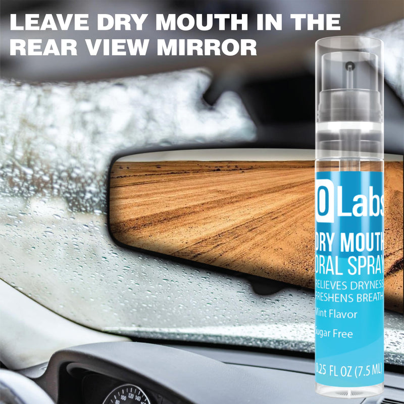 Dry Mouth Spray - Sugar Free, Alcohol Free, Mint Breath Spray with Xylitol, 2 Pack - 4 (0.25 oz) Travel Size Sprays Total 2 Pack Pocket Size - BeesActive Australia