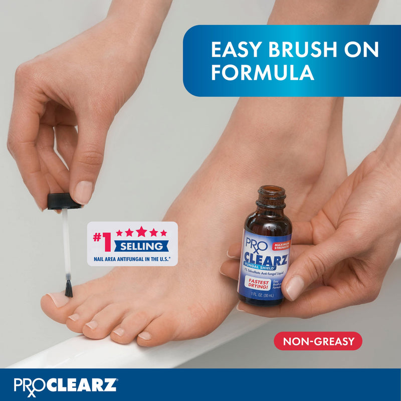 Fungal Shield Maximum Strength Brush-On Anti-Fungal Liquid, 1 Ounce Bottle (Pack of 2) - BeesActive Australia
