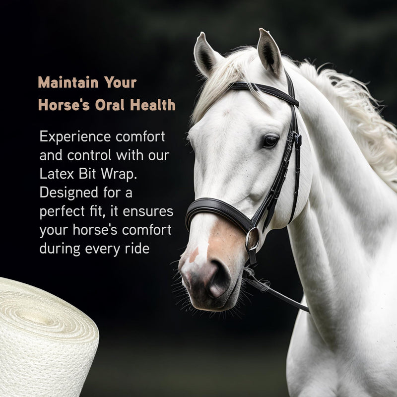 Latex Bit Wrap - Premium, 100% Medical-Grade Latex, Self-Adhering, Latex Horse Bit Wrap- Horse Bit Care, Horse Bit Wrap for Equines - Equine Supplies - 3inch by 1.5 yard - sealtex wrap - BeesActive Australia