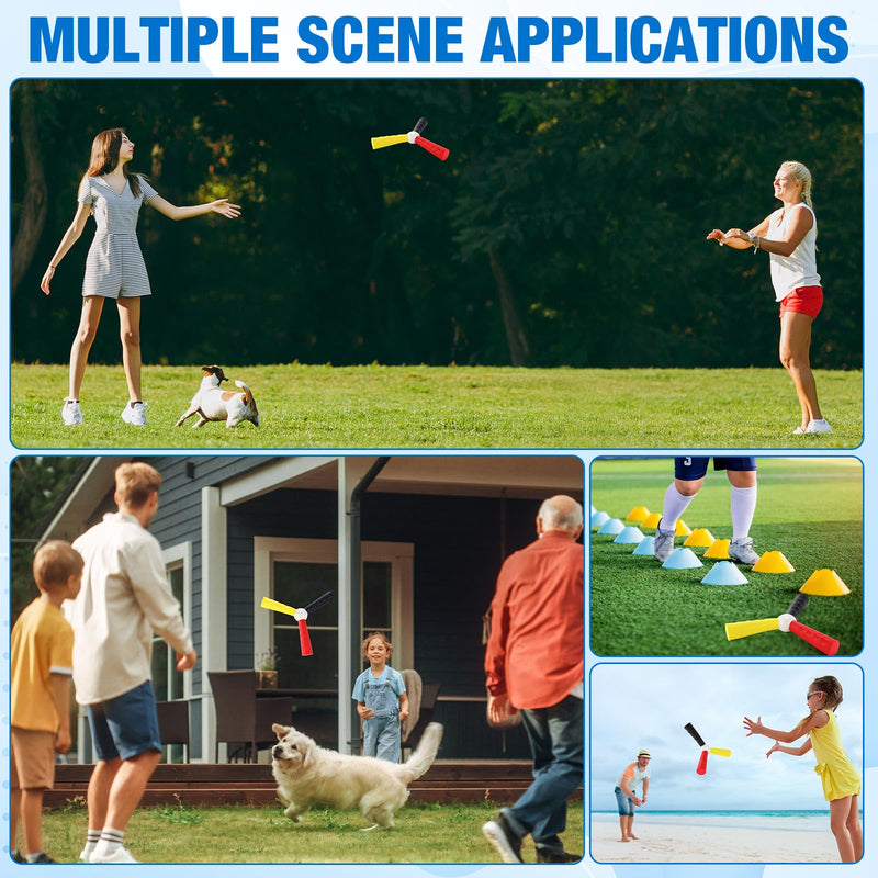 3 Pack Hand Eye Coordination Trainer Reaction Catch Trainer Hand Speed Reflex Challenge EVA Foam Reaction Ball Set for Football Basketball Baseball Team Sports, Reflex Agility Training