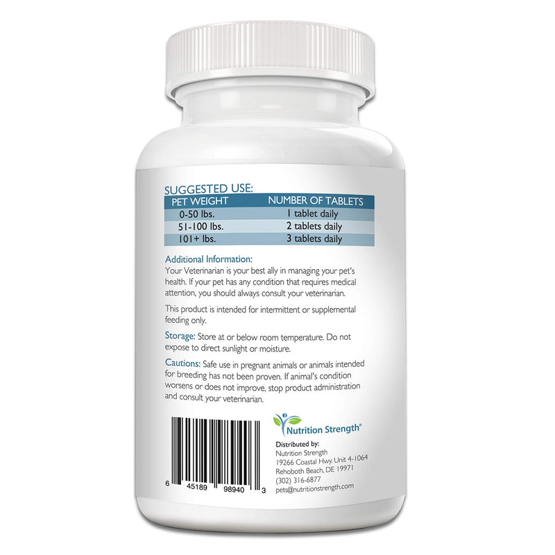 Cardio Support for Dogs Plus Antioxidant, L-Carnitine, L-Taurine, with Coenzyme Q10 and Vitamin E, Promotes a Healthy and Strong Dog Heart, 120 Chewable Tablets - BeesActive Australia