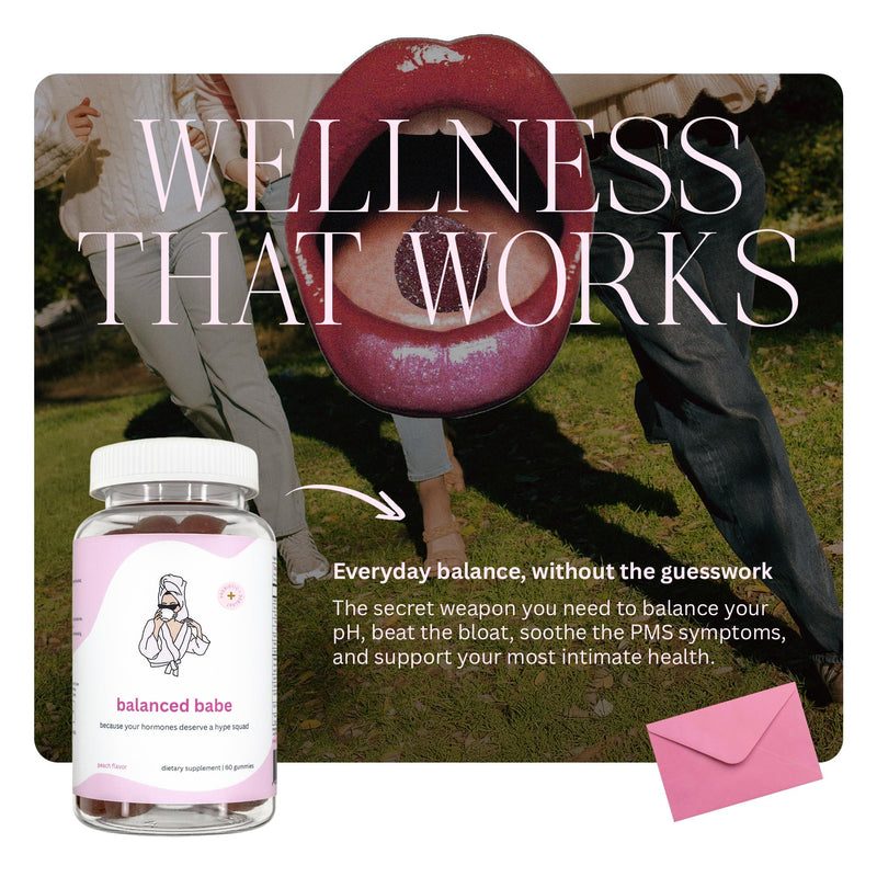 Balancing Act - Women’s Probiotic Gummies with Prebiotic, Apple Cider Vinegar, LactoSpore®, DE111®, Vitamin B6 and Vitamin E – 60 Count (30 Day Supply)