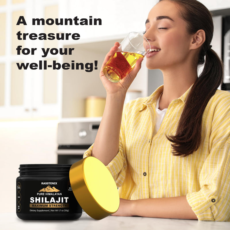 Shilajit - Pure Himalayan Organic Shilajit Resin for Energy, Maximum Potency, Mental Clarity and Immunity - 85+ Natural Trace Minerals & Fulvic Acid - Natural Shilajit Resin for Men and Women - BeesActive Australia