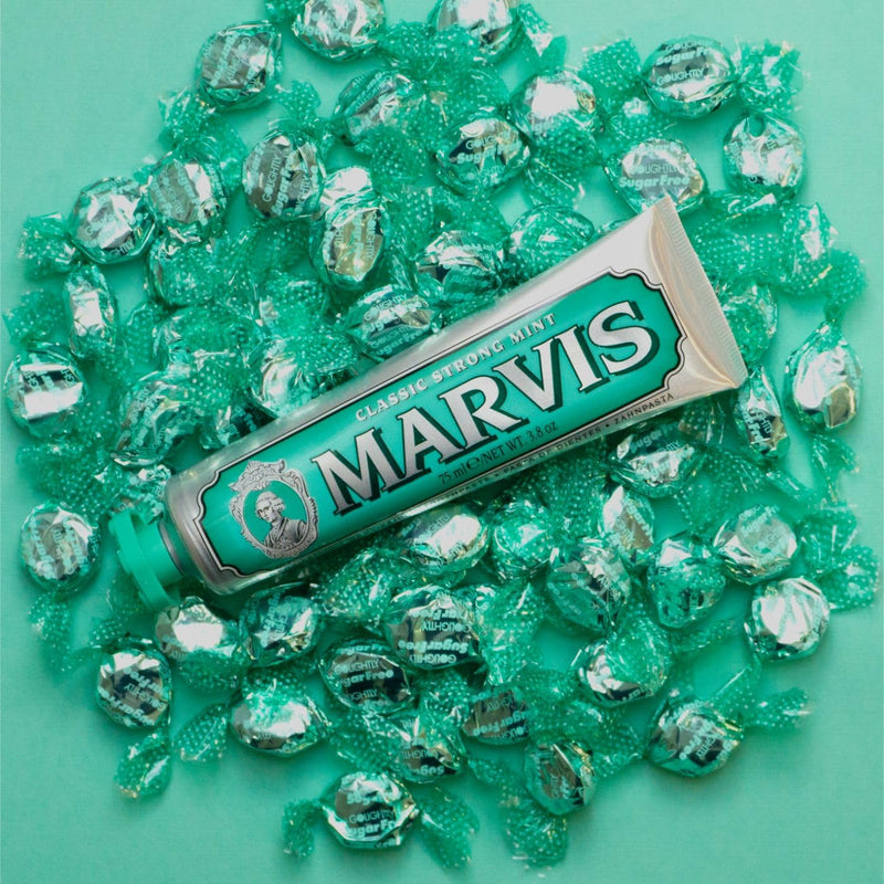 Marvis Classic Strong Mint Toothpaste 3.8 Ounce (Pack of 1) - BeesActive Australia