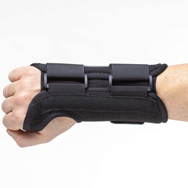 ZOFORE SPORT Carpal Tunnel Wrist Brace Support with 2 Straps and Metal Splint Stabilizer - Helps Relieve Tendinitis Arthritis Carpal Tunnel Pain - Reduces Recovery Time for Men Women - Left (L/XL) 2 strap brace Left L/XL