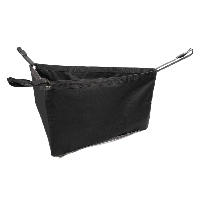 Corner Horse Feeder - Deep Corner Hay Feeder for Stalls and Equestrian Trailers - Mesh Bottom and Three Adjustable Straps - includes Hoof Pick and Brush - BeesActive Australia
