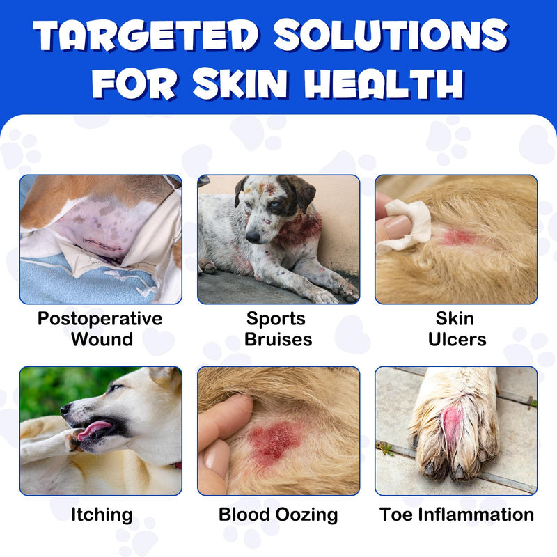 Pet Wound Healing Spray| Dogs, Cats, Horses, Skin Aid Spray for Cats and Dogs | First Aid Spray for Wound Care | Healing on Cuts, Hot Spot, Burns, Skin Irritation, for Relief & Treatment |100m - BeesActive Australia