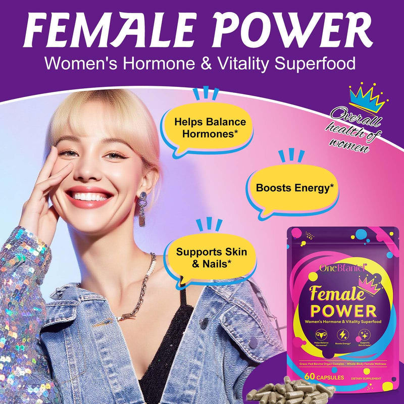 Beef Organ Supplement for Women, Natural Grass Fed Beef Liver Capsules,Supports Feminine Hormone Balance, Menstruation, Immunity, Skin, B12, Energy & Wellness - BeesActive Australia