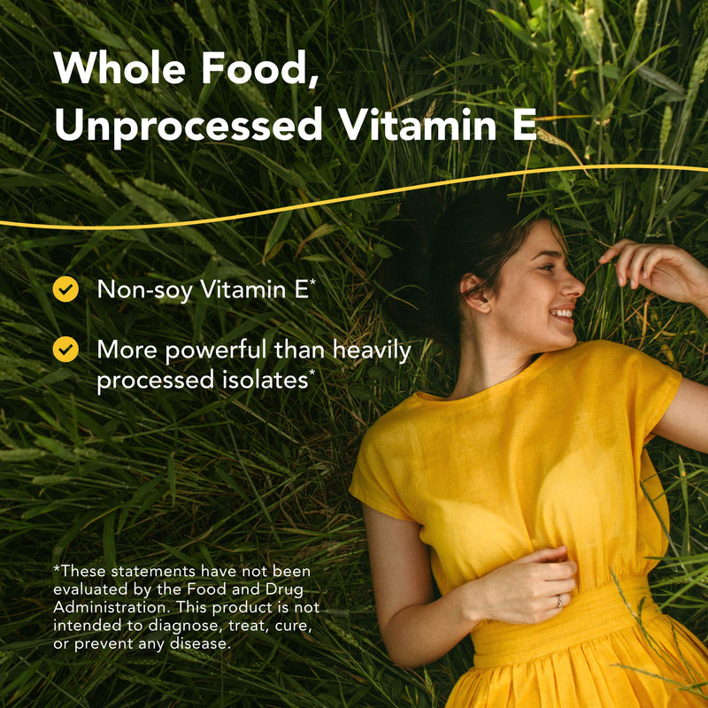 NORTH AMERICAN HERB & SPICE Purely-E - 60 Capsules - Supports Healthy Hair, Skin & Nails - Soy-Free Vitamin E Complex from Sunflower Oil, Pumpkin Seeds & African Red Palm Oil - Non-GMO - 60 Servings 60 Count (Pack of 1)