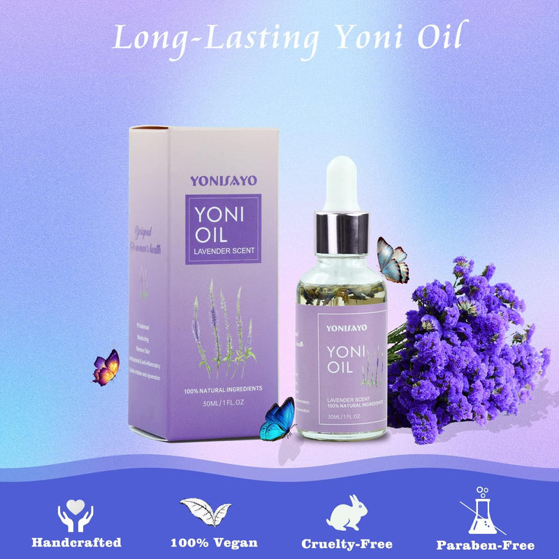 2 Packs Yoni Oil, All Natural Feminine Oil Intimate Deodorant for Women, Remove Odor, Ph Balanced, 100% V Oil Serum Made with Rose Lavender Essential Oils (1 fl oz/30 ml) 1 Fl Oz (Pack of 2) - BeesActive Australia