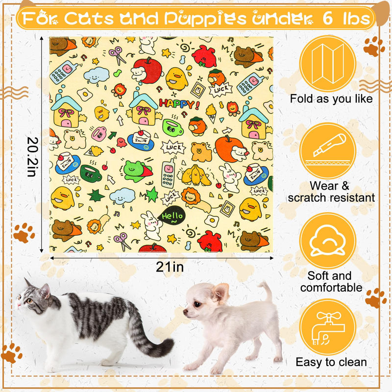 AIERSA Cat Wrap for Cutting Nails and Grooming, Cat Restraint Wrap for Nail Clipping, Self-Adhesive Fabric Cat Swaddle Burrito Wrap for Nail Trimming, Cat Grooming Supplies - BeesActive Australia