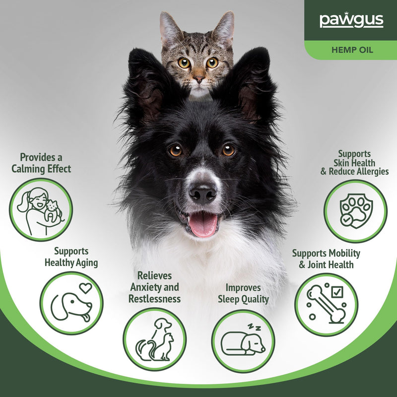 Hemp Оil for Dogs Cats Canine%100 Organic Advanced Calming Supplement, Helps Pets with Аnxiеty, Hyperactivity, Strеss, Аrthritis - Sеizures, Pain Relief - Skin Care - Storms, Fireworks