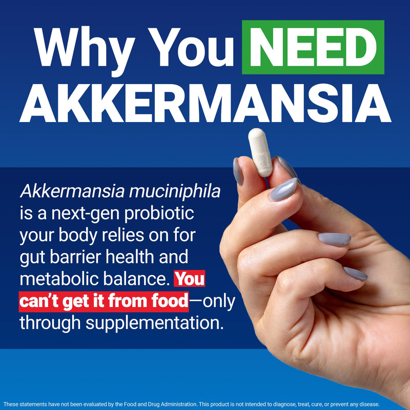 Force Factor ProbioSlim Akkermansia Prebiotics & Probiotic with 1B AFUs | Akkermansia Muciniphila, Prebiotics & Chromax Chromium, Support Lean Body Mass, Digestion & Gut Health, 60 Vegetable Capsules