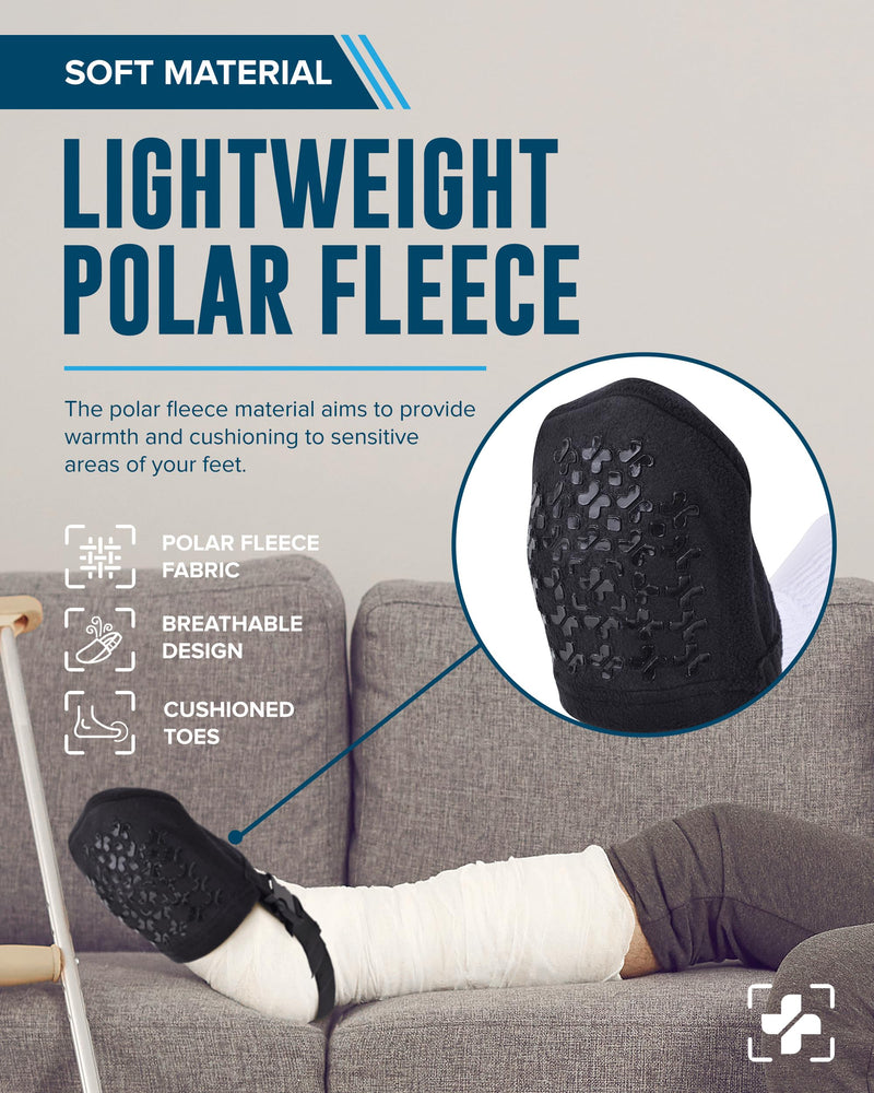 Doctor's Select Leg Cast Sock Cover - Non Slip Adjustable Cast Socks for Women and Men | Foot Cast Toe Cover Socks - BeesActive Australia