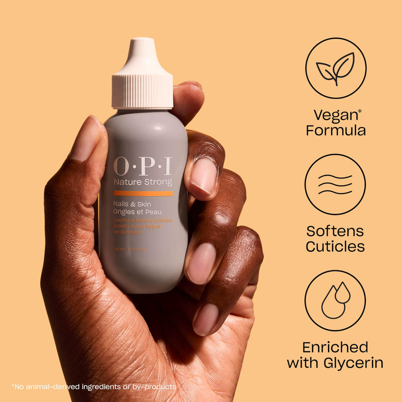 OPI Nature Strong Nails & Skin – Moisturizing Cuticle Care & Removal Treatments | Hydrating for Dry Cuticles, Nails and Skin | Enriched with Smoothing Emollients & Natural Ingredients | Vegan Cuticle Gel - BeesActive Australia