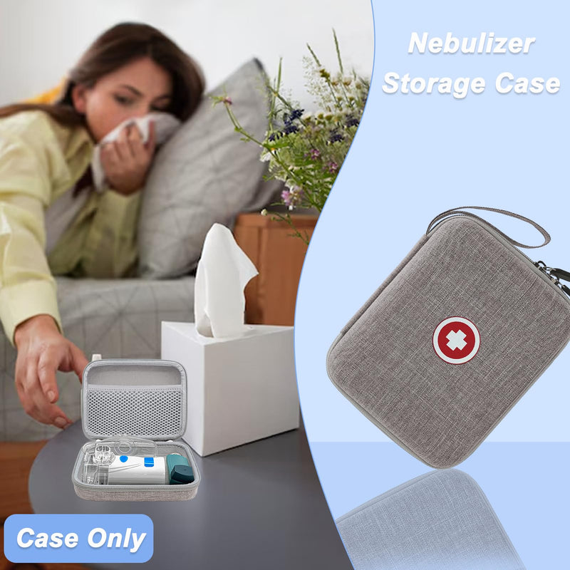 Carrying Case for Portable Nebulizer, Travel Medical Bag, Hard Emergency Medical Bag for Inhaler Spacer Case for Adults(Bag Only) - BeesActive Australia