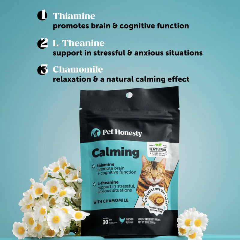 Cat Joint & Calming Support Virtual Bundle – Hip & Joint Health Chews + Calming Chews, 30 Day Supply Each