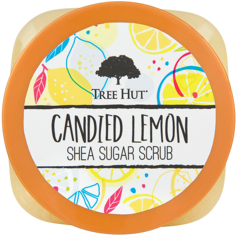 Tree Hut Shea Sugar Scrub Candied Lemon, 18oz, Ultra Hydrating and Exfoliating Scrub for Nourishing Essential Body Care Skin Exfoliant - BeesActive Australia