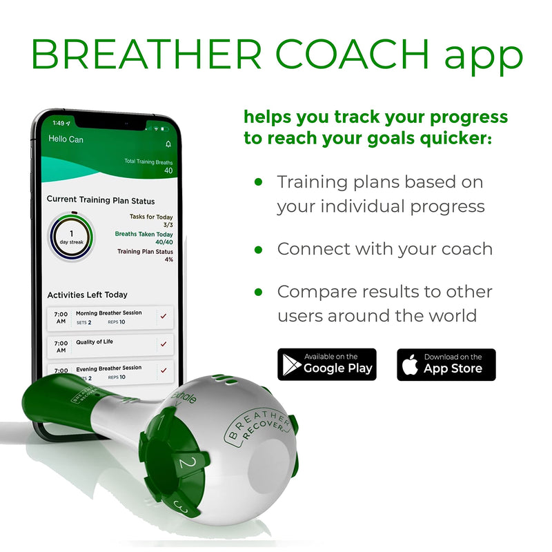 Breather Recover | Natural Breath, Lung, & Mouth Exercise Device | Guided App Included - BeesActive Australia
