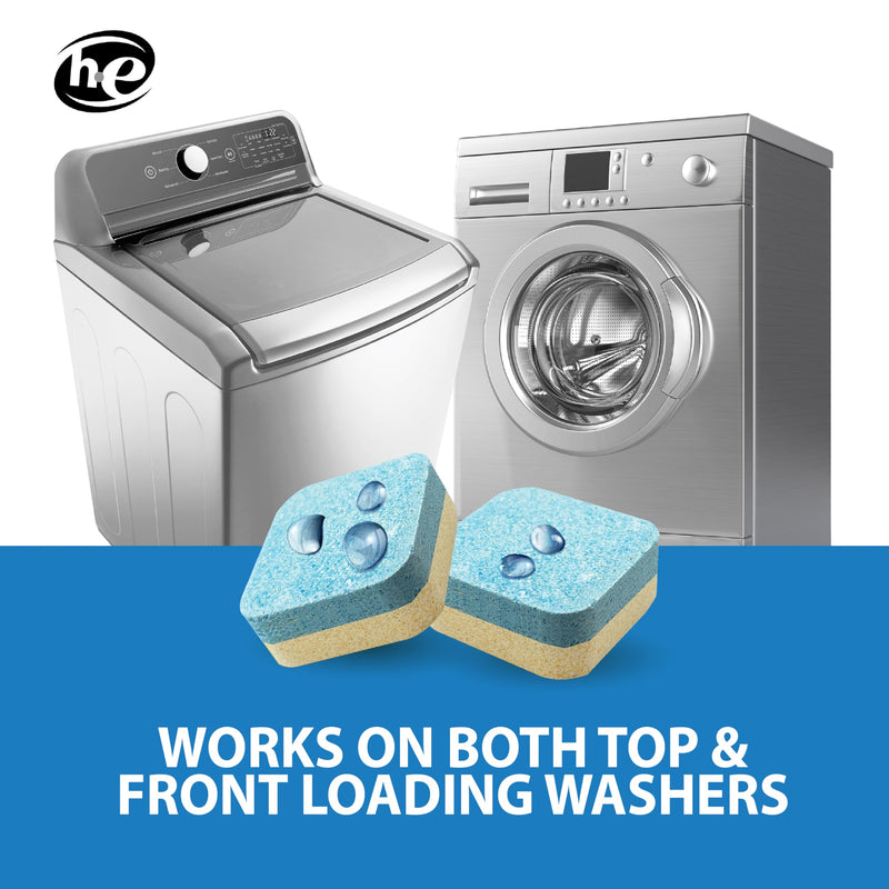 SANI 360° Washing Machine Cleaner, 12 Month Supply is Formulated with Enzyme, Deep Cleans and Deodorizes Front and Top Loading Washers 12 Count (Pack of 1) - BeesActive Australia