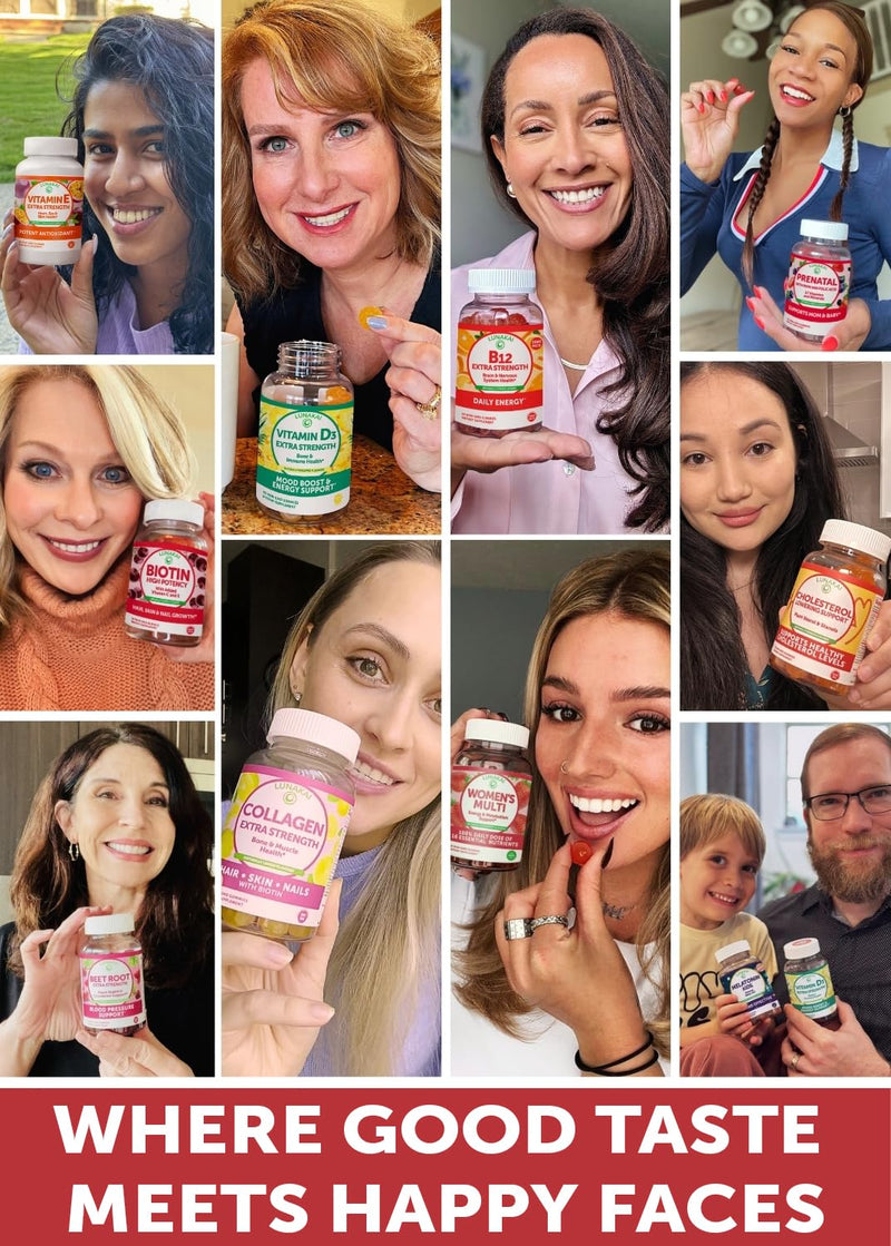 Lunakai USA Made Womens Multivitamin Gummies - Delicious Daily Dose with 16 Multi Vitamins for Women - Energy & Immune Support, Non-GMO, 60 Ct 60 Count (Pack of 1) Strawberry Multivitamin Gummies