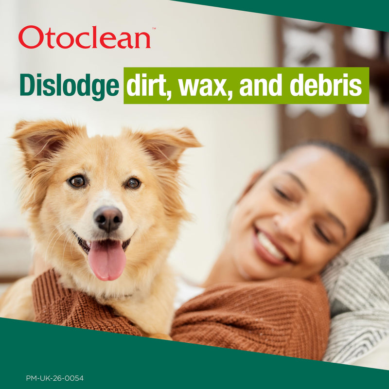 Otoclean Ear Cleaner - Soothing Cat and Dog Ear Cleaner in 5ml Bottles for Easy Application - Anti Cross-Contamination - 18 x 5ml