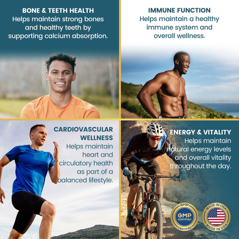 Vykee Nutrition High Potency Vitamin D3 K2 Complex | 140 mcg D3 Vitamin and 110mcg Vitamin K2 (MK-7,Supplement for Bone and Heart Support, Non-GMO, Gluten-Free, 120 Count