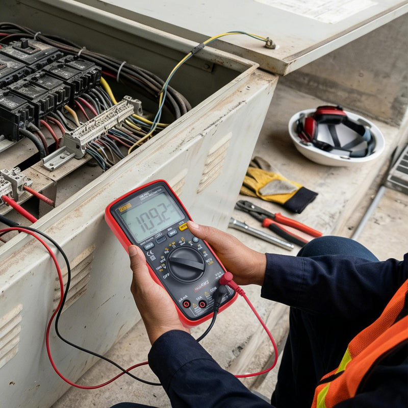 ZIBOO 15B PRO True RMS Digital Multimeter,for Electrical Applications, Measures AC/DC Voltage and Current Measurements up to 1000V and 10A,Compatible with FLUKE(Optional AC Pliers) - BeesActive Australia
