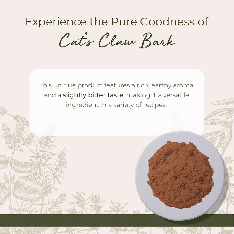 Starwest Botanicals Cat's Claw Bark Powder Wildcrafted - Dried Cat's Claw Herb for Tea, Herbal Blends, Smoothies, & Baking, Certified Kosher - Bulk 1 lb Bag 16 Ounce (Pack of 1) - BeesActive Australia