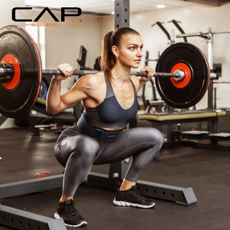 CAP Barbell Premium Nylon Weightlifting Belt | Multiple Options Black Small